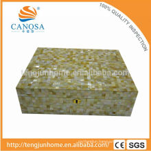 CGM-CH Golden Mother of Pearl Cigar Box for Luxury Gift